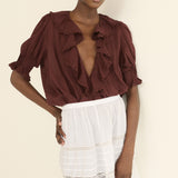 DOEN - HENRI TOP - - DAHLIA