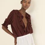 DOEN - HENRI TOP - - DAHLIA