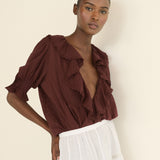 DOEN - HENRI TOP - - DAHLIA