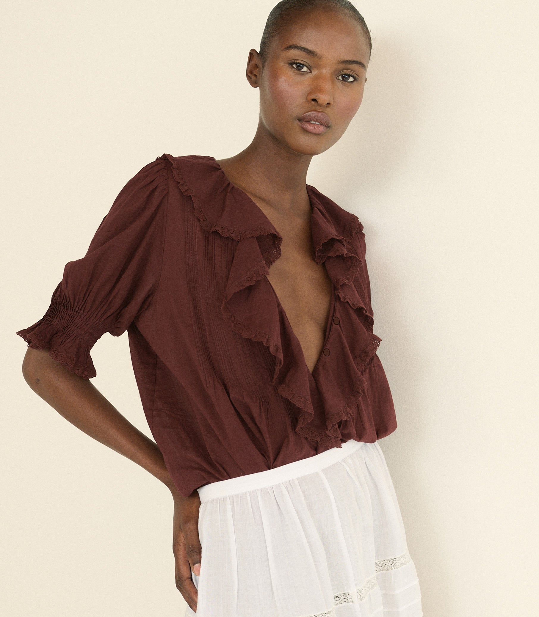 DOEN - HENRI TOP - - DAHLIA