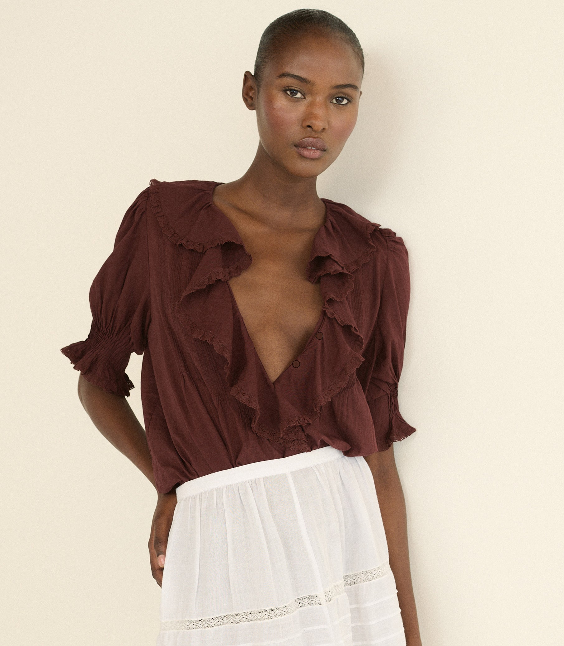 DOEN - HENRI TOP - - DAHLIA