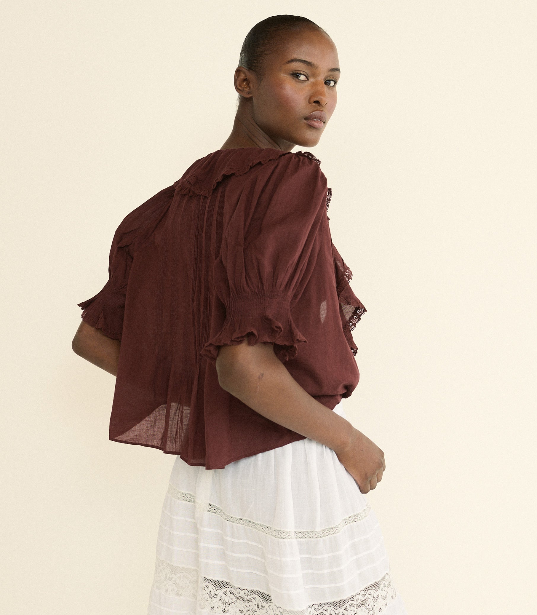 DOEN - HENRI TOP - - DAHLIA