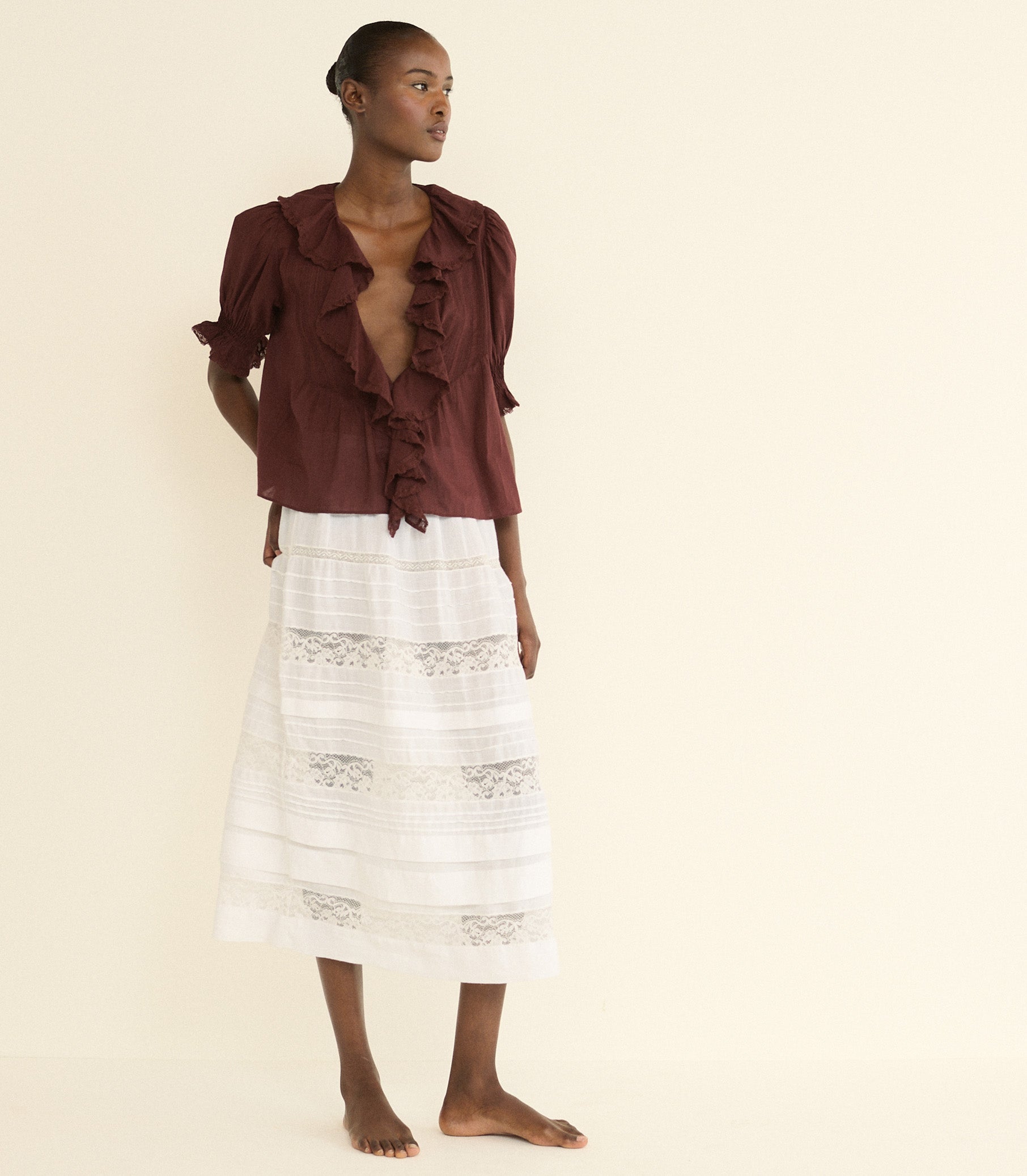 DOEN - HENRI TOP - - DAHLIA