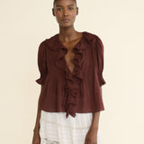 DOEN - HENRI TOP - - DAHLIA