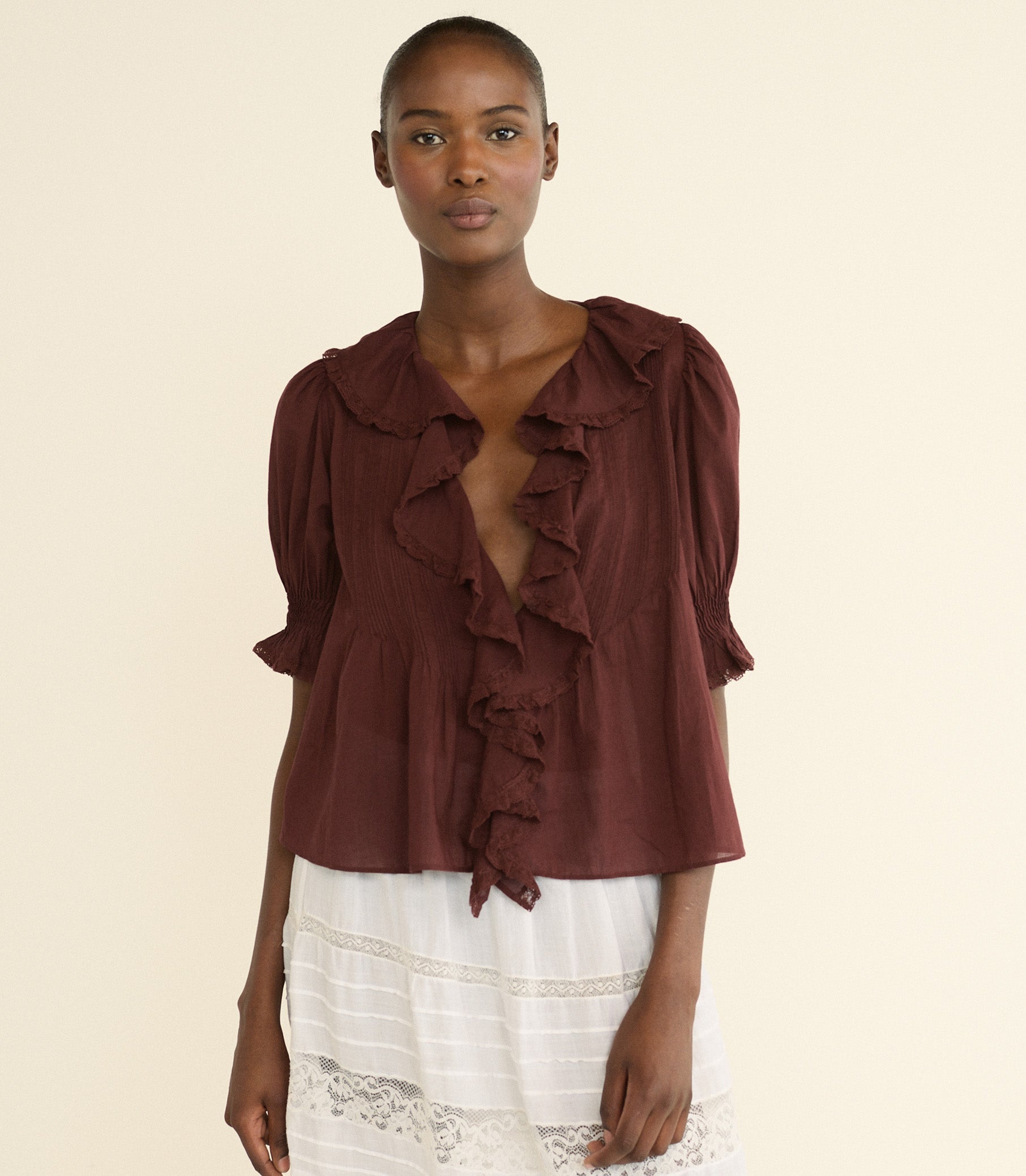 DOEN - HENRI TOP - - DAHLIA