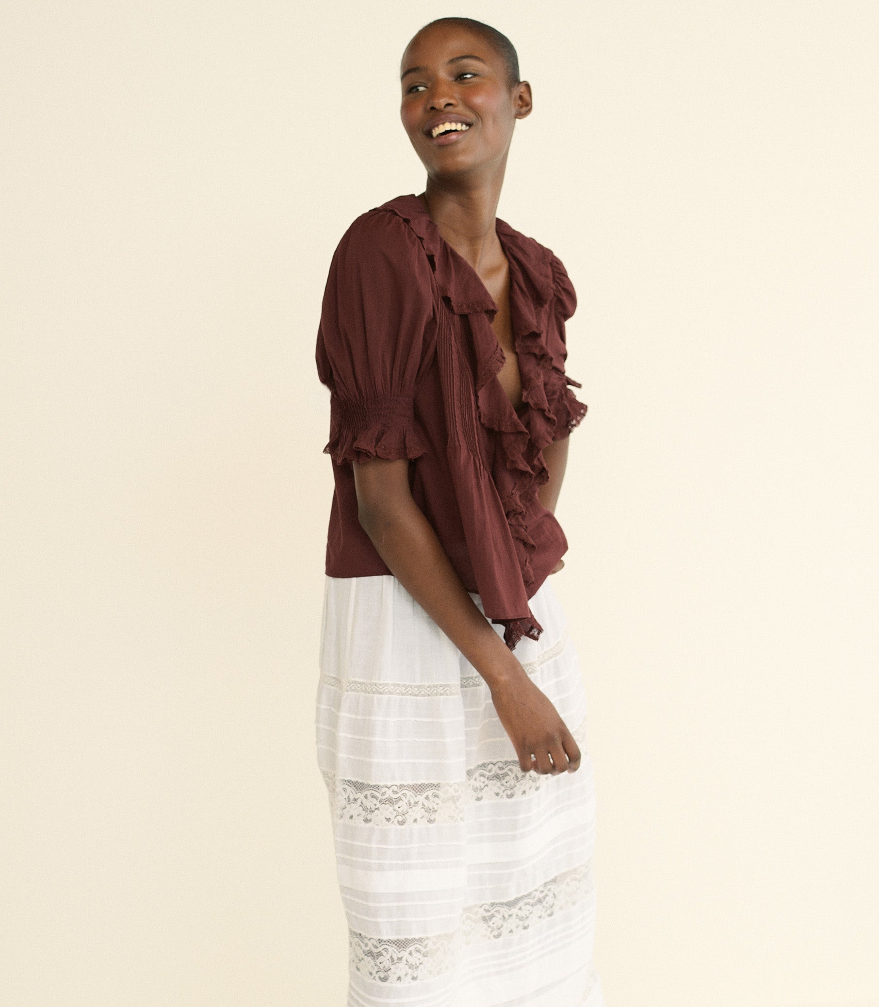 DOEN - HENRI TOP - - DAHLIA
