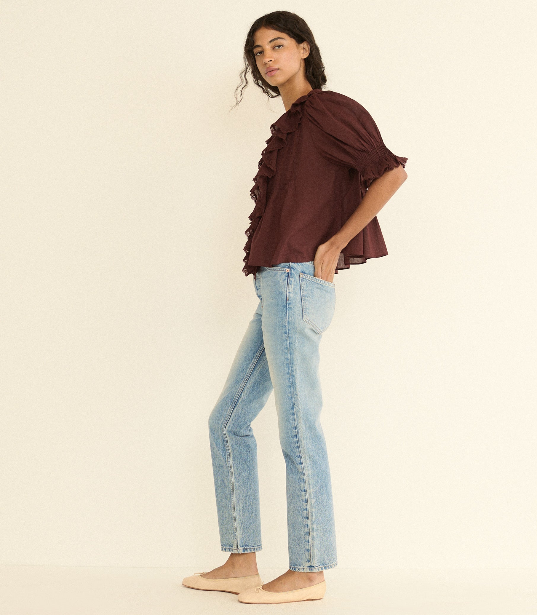 DOEN - HENRI TOP - - DAHLIA