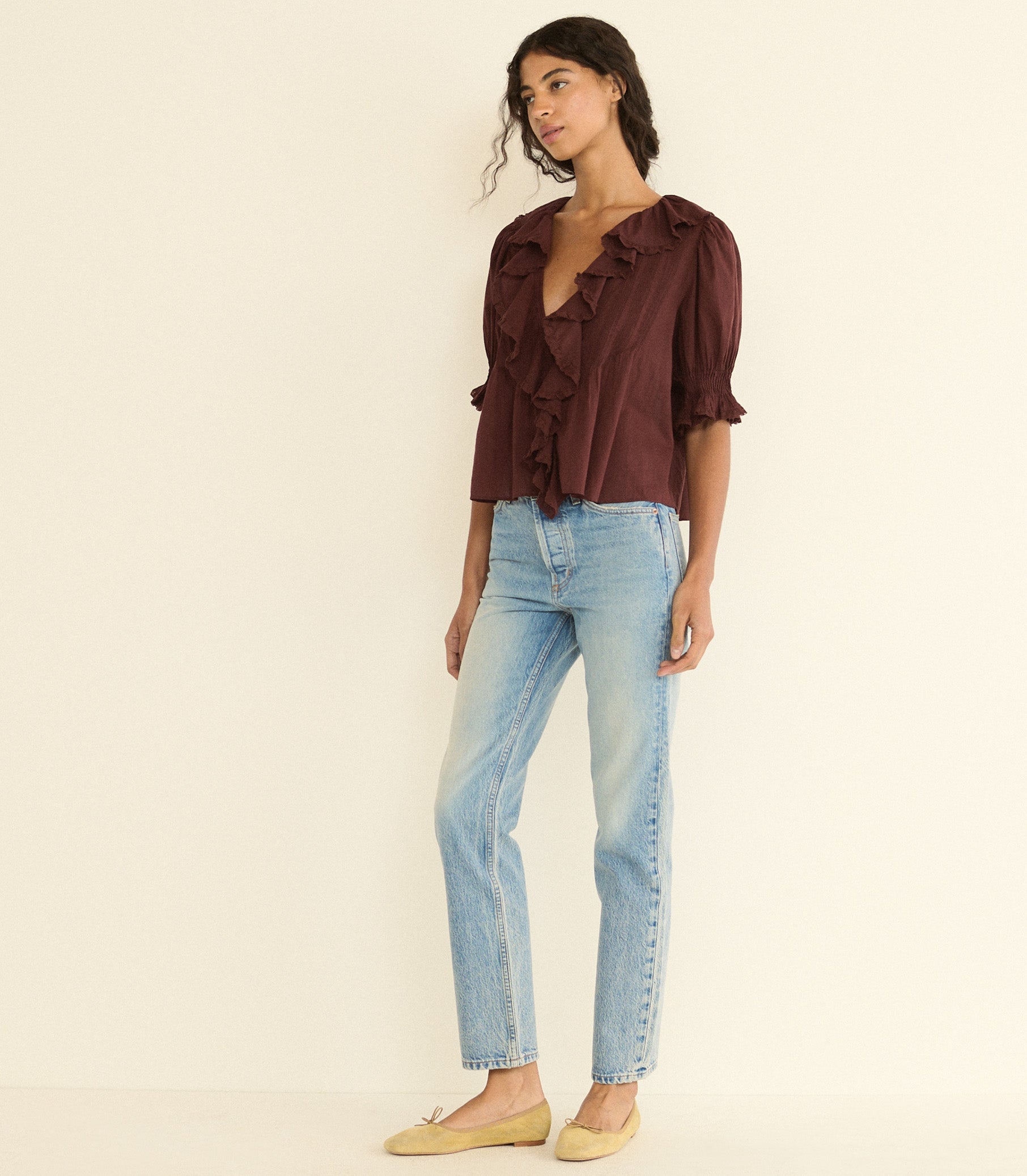 DOEN - HENRI TOP - - DAHLIA