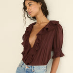 DOEN - HENRI TOP - - DAHLIA