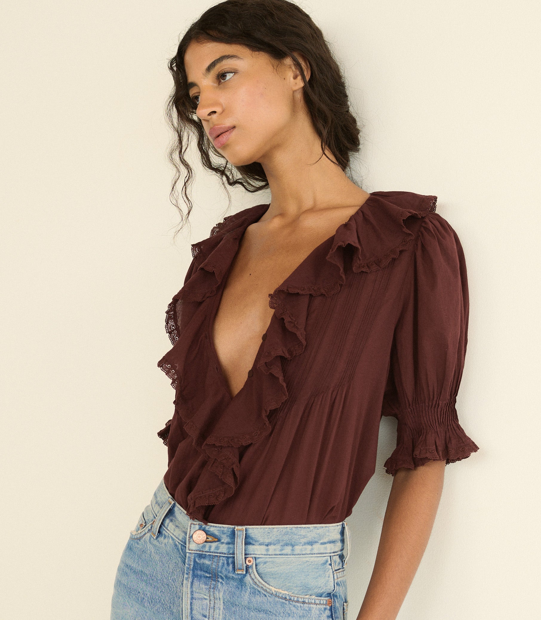 DOEN - HENRI TOP - - DAHLIA