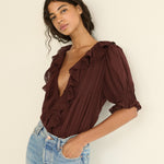 DOEN - HENRI TOP - - DAHLIA