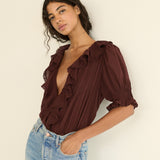DOEN - HENRI TOP - - DAHLIA