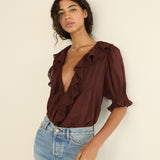 DOEN - HENRI TOP - - DAHLIA