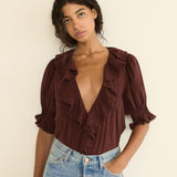 DOEN - HENRI TOP - - DAHLIA