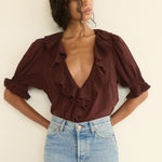 DOEN - HENRI TOP - - DAHLIA