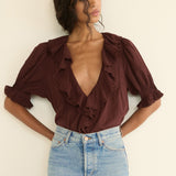 DOEN - HENRI TOP - - DAHLIA