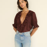 DOEN - HENRI TOP - - DAHLIA