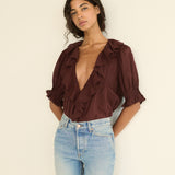 DOEN - HENRI TOP - - DAHLIA