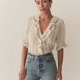 DÔEN - HETTIE TOP -- SEA SALT