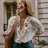 DÔEN - HETTIE TOP -- SEA SALT