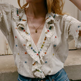 DÔEN - HETTIE TOP -- SEA SALT