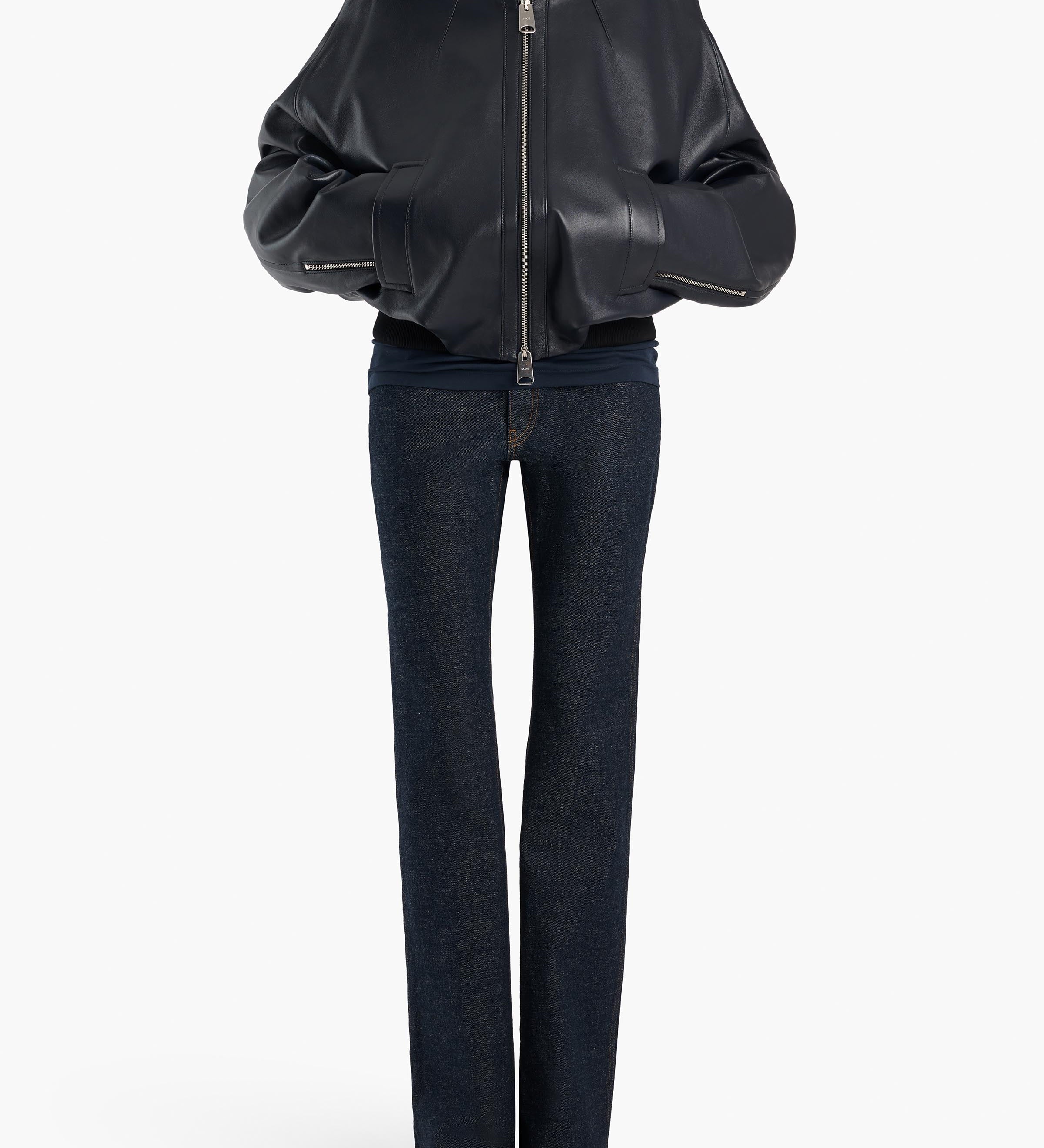 Khaite - Hewit Jacket in Dark Navy