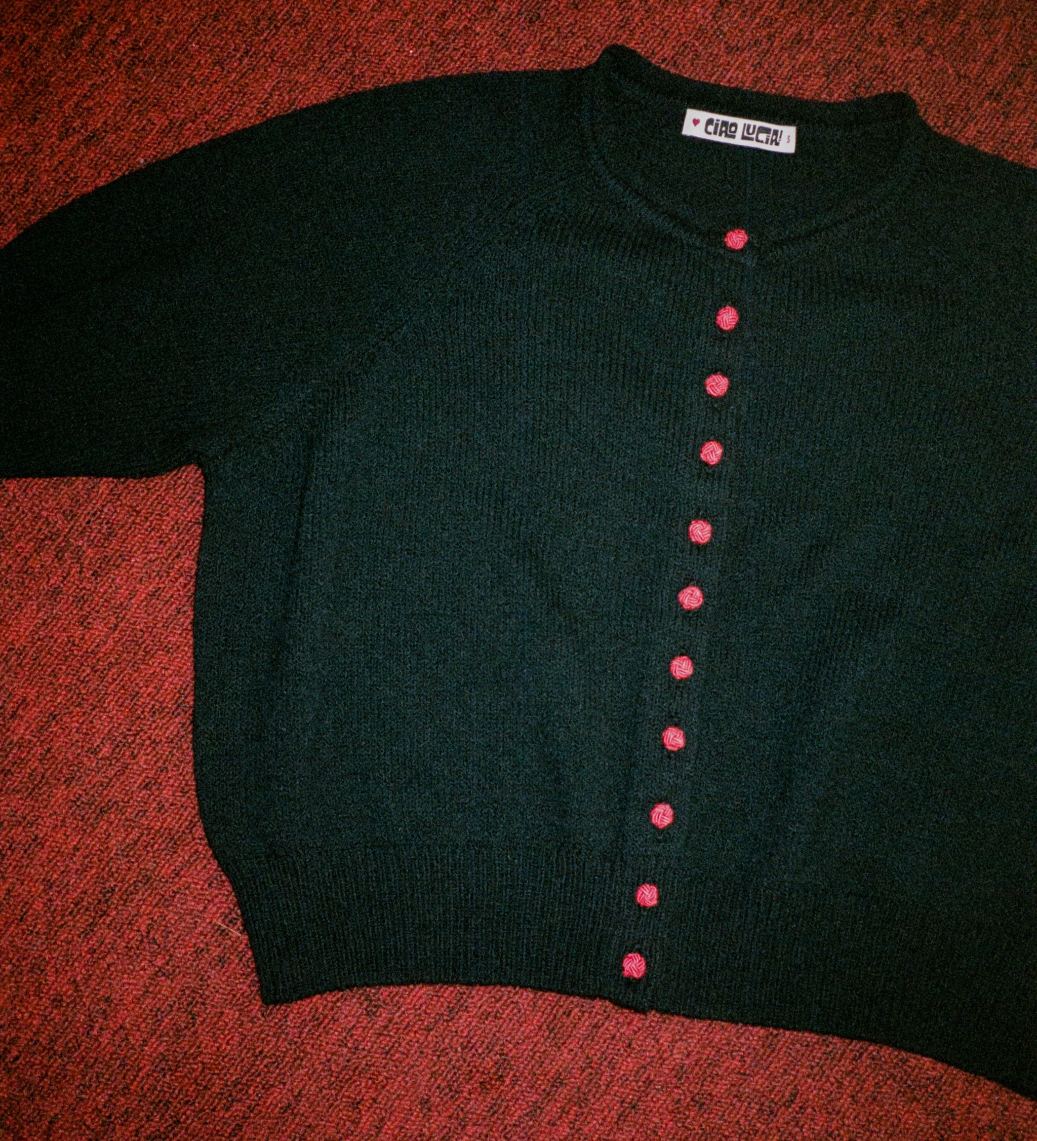 Ciao Lucia - Laine Cotton Cardigan Black