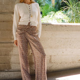 Ciao Lucia - Saimi Floral Charmeuse Silk Pant