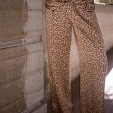 Ciao Lucia - Saimi Floral Charmeuse Silk Pant