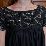 Ciao Lucia - Elea Embellished Cotton Dress Black