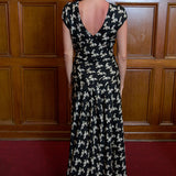 Ciao Lucia - Ilona Jasmine Jacquard Silk Dress