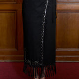 Ciao Lucia - Seraphine Embellished Cotton Fringe Skirt