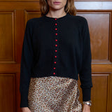 Ciao Lucia - Laine Cotton Cardigan Black