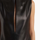 Khaite - Hilda Dress in Black Leather