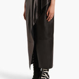 Khaite - Hilda Dress in Black Leather