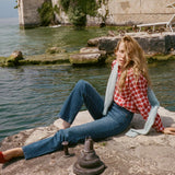 DÔEN - HOLDE TOP -- ALSACE PLAID