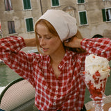 DÔEN - HOLDE TOP -- ALSACE PLAID