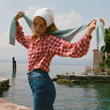 DÔEN - HOLDE TOP -- ALSACE PLAID