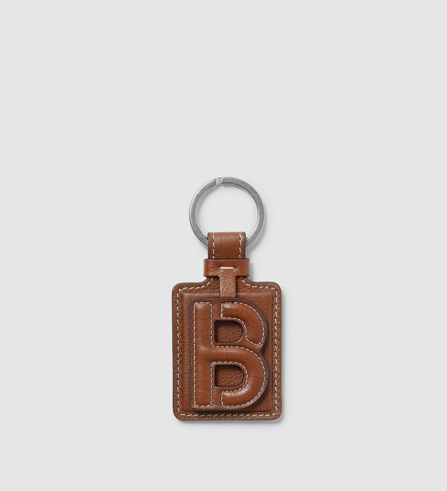 Metier - Letter Key Ring Buffalo Cognac