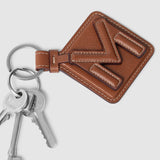 Metier - Letter Key Ring Buffalo Cognac