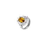Dorsey - HOUGHTON, LAB YELLOW SAPPHIRE PINKY RING, SILVER