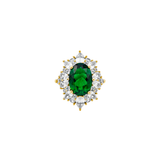 Dorsey - HOUGHTON, LAB EMERALD RING, GOLD