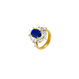 Dorsey - HOUGHTON, LAB BLUE SAPPHIRE PINKY RING, GOLD