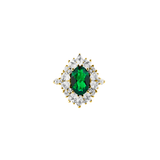 Dorsey - HOUGHTON, LAB EMERALD PINKY RING, GOLD