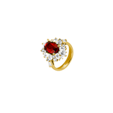 Dorsey - HOUGHTON, LAB RED SAPPHIRE PINKY RING, GOLD