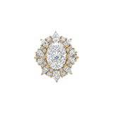 Dorsey - HOUGHTON RING IN MOISSANITE, GOLD VERMEIL