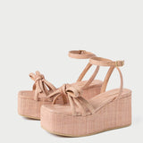 Loeffler Randall - Hudson Blush Bow Platform Sandal