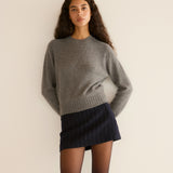 DÔEN - HUETTE CASHMERE SWEATER -- CHARCOAL