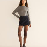 DÔEN - HUETTE CASHMERE SWEATER -- CHARCOAL