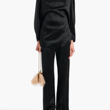 Khaite - Hunter Pant in Black Satin